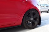 Rally Armor 15-21 MKVII VW Golf/GTI Black UR Mud Flap w/White Logo thumbnail 2