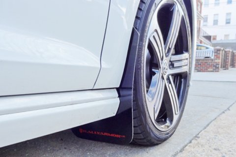 Rally Armor 15-17.5 MKVII VW Golf R Black UR Mud Flap w/Blue Logo thumbnail 6