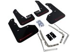 Rally Armor 15-17.5 MKVII VW Golf R Black UR Mud Flap w/Red Logo thumbnail 1