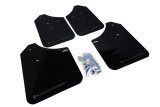 Rally Armor 02-07 Subaru WRX/STI/RS/2.5i (Wagons Req. Mod.) Black UR Mud Flap w/Grey Logo thumbnail 1