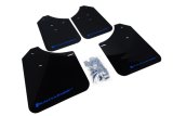 Rally Armor 02-07 Subaru WRX/STI/RS/2.5i (Wagons Req. Mod.) Black UR Mud Flap w/Blue Logo thumbnail 1
