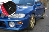 Rally Armor 93-01 Subaru Impreza RS Black UR Mud Flap w/ Grey Logo thumbnail 2