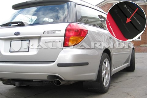 Rally Armor 05-09 Subaru Legacy / Outback Black UR Mud Flap w/Grey Logo thumbnail 2