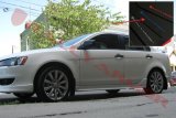 Rally Armor 07-17 Mitsubishi Lancer Black UR Mud Flap w/ Blue Logo thumbnail 2