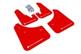 Rally Armor 04-09 Mazda3/Speed3 Red UR Mud Flap w/ White Logo thumbnail 1