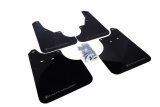 Rally Armor 09-13 Subaru Forester Black UR Mud Flap w/ Grey Logo thumbnail 1