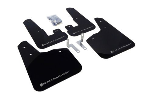 Rally Armor 10-14 Subaru Legacy Black UR Mud Flap w/ Silver Logo thumbnail 1