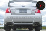 Rally Armor 11-14 Subaru WRX/STI (Sedan Only) Black UR Mud Flap w/Red Logo thumbnail 2