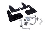 Rally Armor 11-14 Subaru WRX/STI (Sedan Only) Black UR Mud Flap w/Grey Logo thumbnail 1