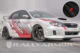 Rally Armor 11-14 Subaru WRX/STI (Sedan Only) Black UR Mud Flap w/Blue Logo thumbnail 2