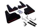 Rally Armor 12-16 Subaru Impreza 4D/5D Black UR Mud Flap w/Red Logo thumbnail 1