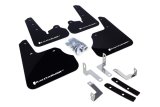 Rally Armor 12-16 Subaru Impreza 4D/5D Black UR Mud Flap w/White Logo thumbnail 1