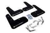 Rally Armor 13-17 Subaru BRZ/Toyota FR-S Black UR Mud Flap w/White Logo thumbnail 1