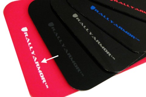 Rally Armor 12-18 Hyundai Veloster Red UR Mud Flap w/ White Logo thumbnail 2
