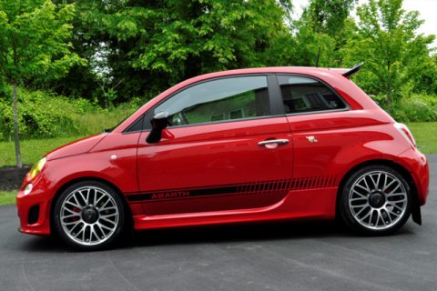 Rally Armor 12-18 Fiat 500 Black UR Mud Flap w/Red Logo thumbnail 6