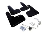 Rally Armor 13-17 Subaru Crosstrek XV Black UR Mud Flap w/Grey Logo thumbnail 1
