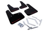 Rally Armor 12-19 Ford Focus ST / 16-19 RS Black Mud Flap w/Red Logo thumbnail 1