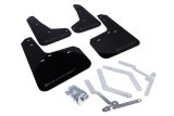 Rally Armor 12-19 Ford Focus ST / 16-19 RS Black Mud Flap w/Grey Logo thumbnail 1
