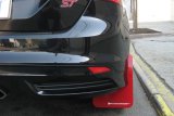 Rally Armor 12-19 Ford Focus ST / 16-19 RS Black Mud Flap w/Grey Logo thumbnail 4