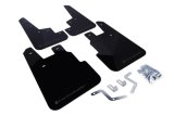 Rally Armor 14-18 Subaru Forester Black Mud Flap w/ Grey Logo thumbnail 1