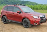 Rally Armor 14-18 Subaru Forester Black Mud Flap w/ Grey Logo thumbnail 2