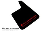 Rally Armor Universal Fit (No Hardware) Motorsport Spec Black UR Mud Flap w/ White Logo thumbnail 3