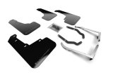 Rally Armor 18-23 Subaru Crosstrek Black UR Mud Flap w/Grey Logo thumbnail 1