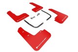 Rally Armor 19-21 Hyundai Veloster Turbo/2.0/R-Spec Red UR Mud Flap w/White Logo thumbnail 7