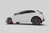 Rally Armor 19-21 Hyundai Elantra GT N Line/i30 Black UR Mud Flap w/Performance Blue Logo thumbnail 3