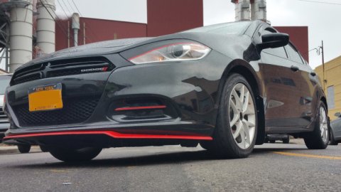 Rally Armor 13-16 Dodge Dart Black UR Mud Flap w/ Red Logo thumbnail 3