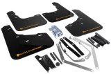 Rally Armor 13-19 Ford Fiesta ST Black UR Mud Flap w/Orange Logo thumbnail 2