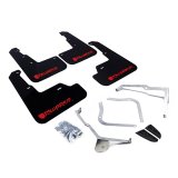 Rally Armor 15-21 Subaru WRX/STI Black UR Mud Flap w/Red Altered Font Logo thumbnail 5