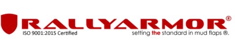Rally Armor 15-21 Subaru WRX/STI Black Mud Flap Grey Altered Font Logo thumbnail 2