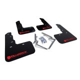 Rally Armor 17-22 Honda Civic Type R Black Mud Flap Red Altered Font Logo thumbnail 2