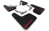Rally Armor 12-19 Ford Focus ST / 16-19 RS Black UR Mud Flap w/Red Altered Font Logo thumbnail 3
