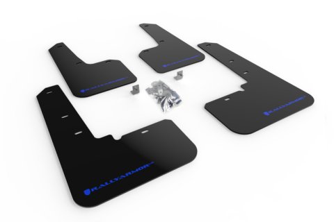 Rally Armor 20-25 Subaru Outback Black UR Mud Flap w/Blue Logo thumbnail 1