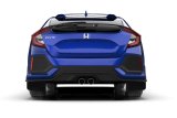 Rally Armor 17-21 Honda Civic EX/EX-L/LX (Hatchback) Black UR Mud Flap Blue Logo thumbnail 2