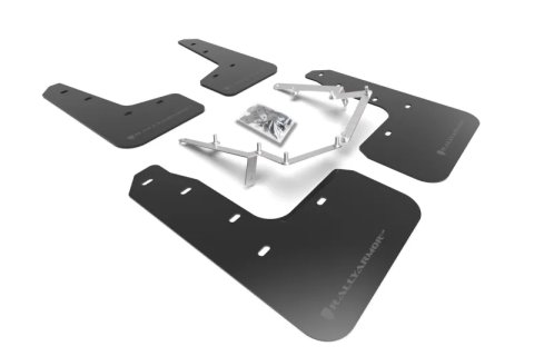 Rally Armor 17-21 Honda Civic EX/EX-L/LX (Hatchback) Black UR Mud Flap Dark Grey Logo thumbnail 5