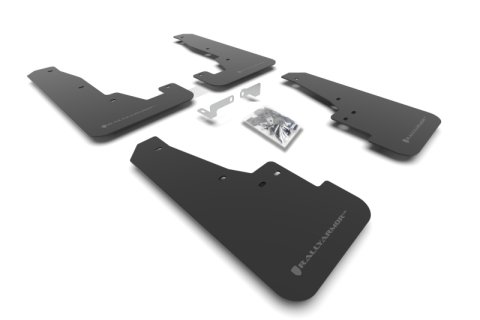 Rally Armor 16-26 Dodge Durango GT/Hellcat/RT/SRT 392/SXT Black UR Mud Flap Grey Logo thumbnail 1