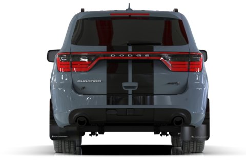Rally Armor 16-26 Dodge Durango GT/Hellcat/RT/SRT 392/SXT Black UR Mud Flap Grey Logo thumbnail 2