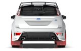 Rally Armor 09-11 Ford Focus MK2 RS Red UR Mud Flap White Logo thumbnail 2