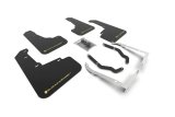 Rally Armor 18-23 Subaru Crosstrek Black UR Mud Flap w/Yellow Pearl Logo thumbnail 4