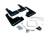 Rally Armor 15-21 Subaru WRX/STI Black UR Mud Flap w/Teal Altered Font Logo thumbnail 3