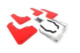Rally Armor 18-23 Subaru Crosstrek Red UR Mud Flap w/Black Logo thumbnail 4