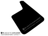 Rally Armor Universal Fit (No Hardware) Motorsport Spec Black UR Mud Flap w/ Gray Logo thumbnail 5