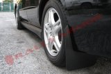 Rally Armor 02-07 Subaru WRX/STI/RS/2.5i (Wagons Req. Mod.) Basic Black Mud Flap w/Red Logo thumbnail 2
