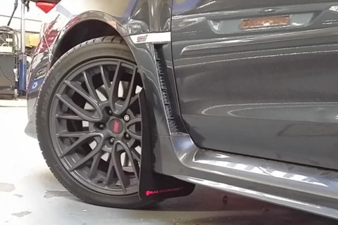 Rally Armor 15-21 Subaru WRX/STI Black UR Mud Flap w/Red Logo thumbnail 8