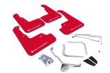 Rally Armor 15-21 Subaru WRX/STI Red UR Mud Flap w/White Logo thumbnail 1