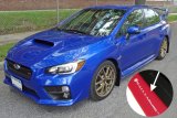 Rally Armor 15-21 Subaru WRX/STI Red UR Mud Flap w/White Logo thumbnail 2