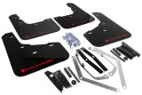 Rally Armor 13-19 Ford Fiesta ST Black UR Mud Flap w/Red Logo thumbnail 1